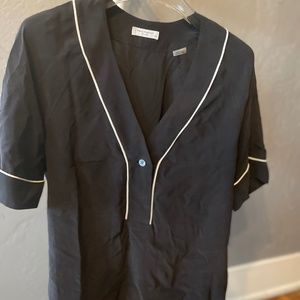 Equipment short sleeve silk shirt